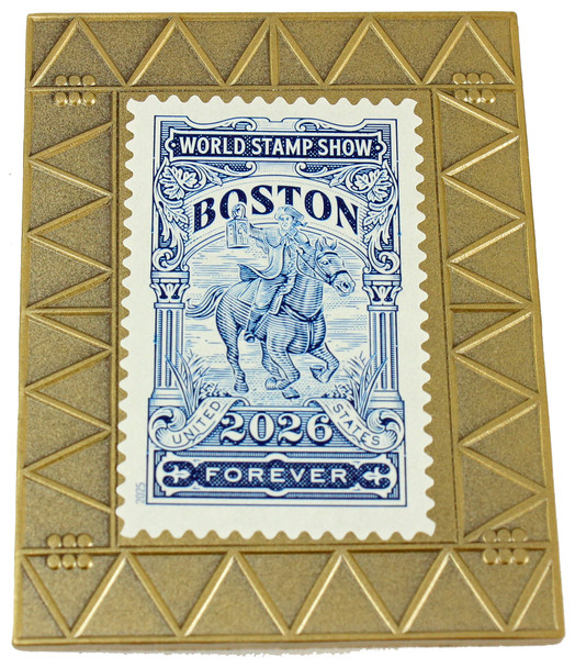 Boston Paul Revere 2026 World Stamp Show Lapel Pin