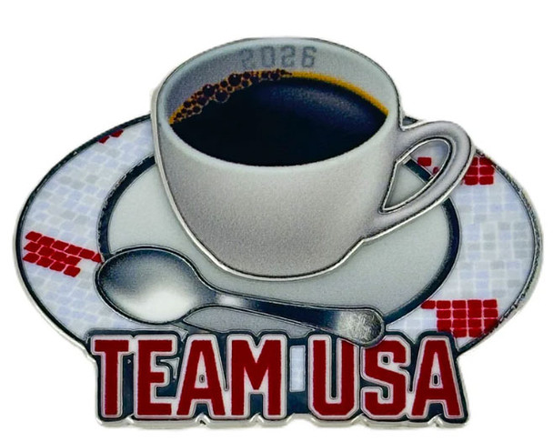 Milan Cortina 2026 Olympics Espresso Pin