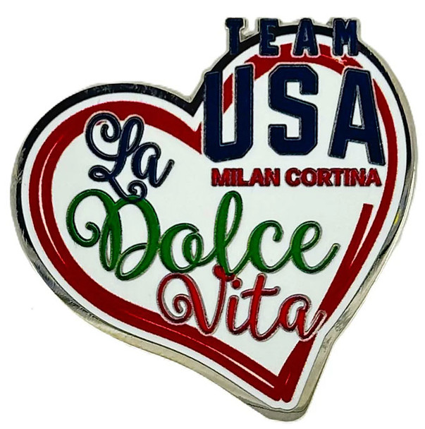 Milan Cortina 2026 Olympics La Dolce Vita Pin