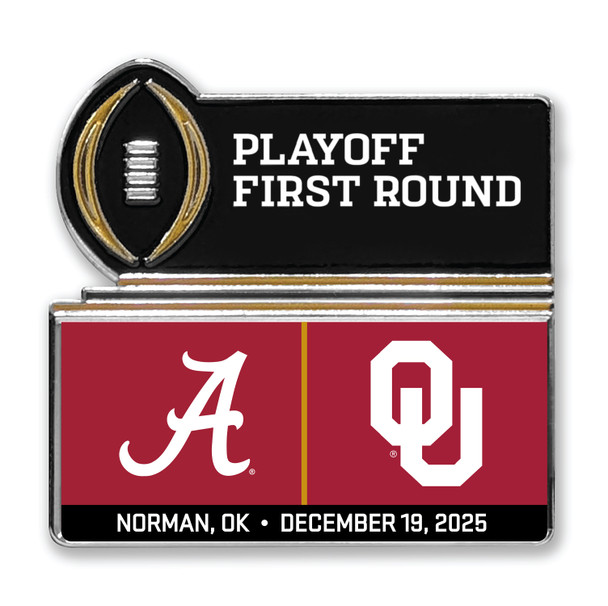 College Football Playoffs Dueling Pin - Alabama vs. Oklahoma