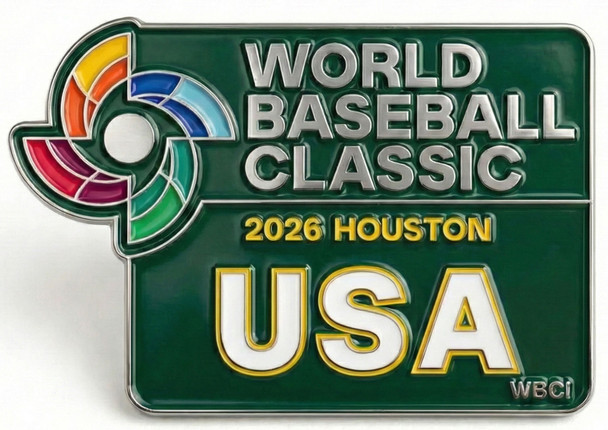 2026 MLB World Baseball Classic USA Logo Pin