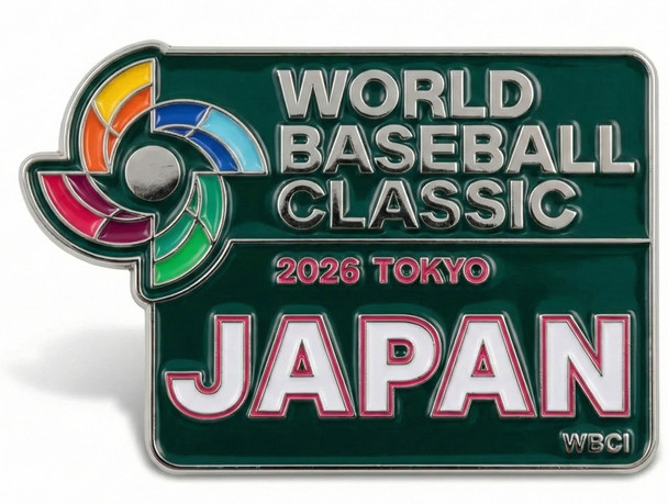 2026 MLB World Baseball Classic Japan Logo Pin