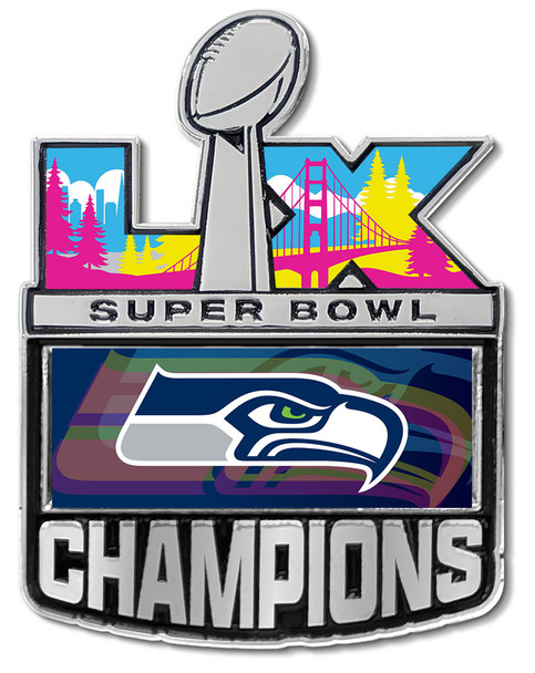 Seattle Seahawks Super Bowl LX (60) Champions Pin