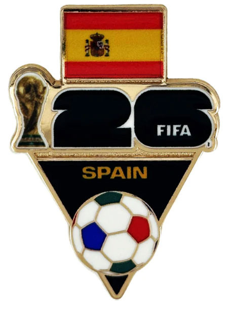 2026 FIFA World Cup Team Spain Flag Pin
