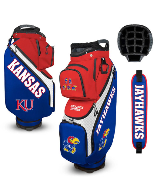 KU Jayhawks Golf Bag w/ Cooler Bucket