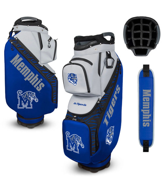 Memphis Tigers Golf Bag w/ Cooler Bucket