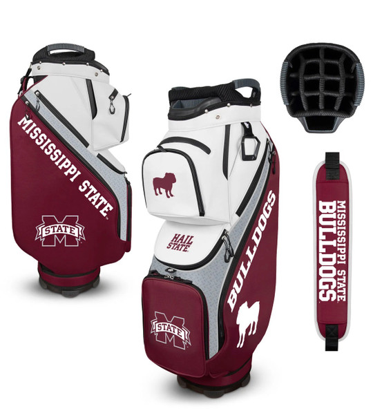 Mississippi State Bulldogs Golf Bag w/ Cooler Bucket