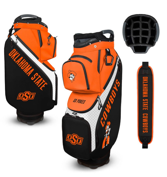 Oklahoma State Cowboys Golf Bag w/ Cooler Bucket