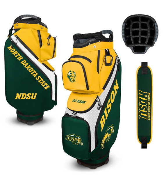 North Dakota State Bison Golf Bag w/ Cooler Bucket