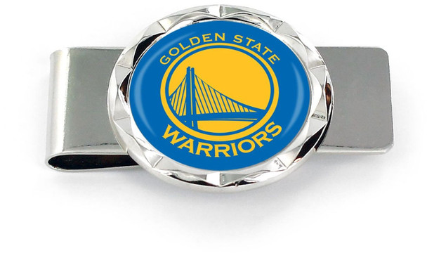 Golden State Warriors Diamond Cut Money Clip