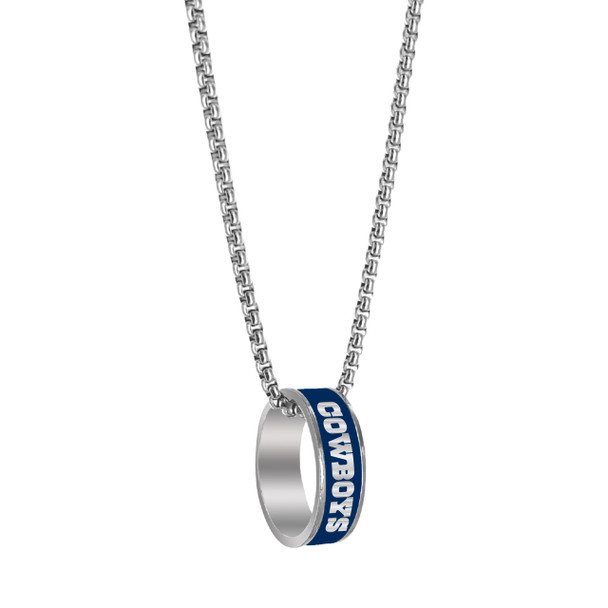 Dallas Cowboys Ring Pendant Necklace