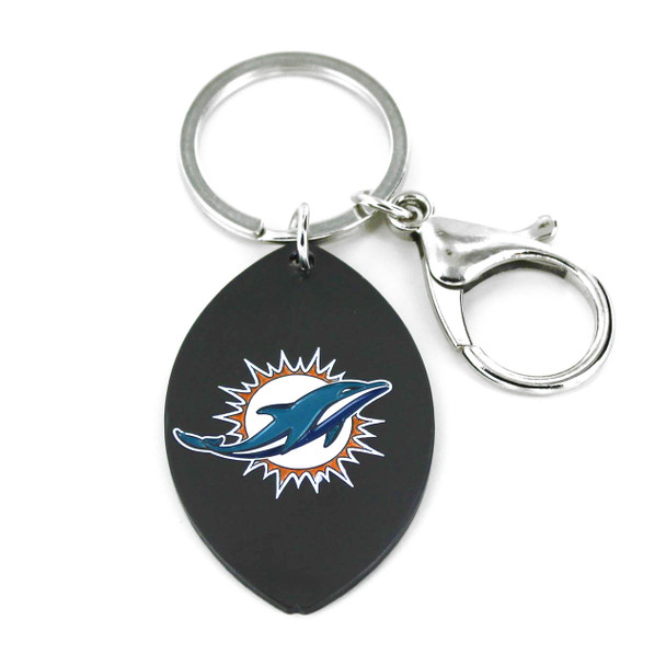 Miami Dolphins Matte Finish Key Chain