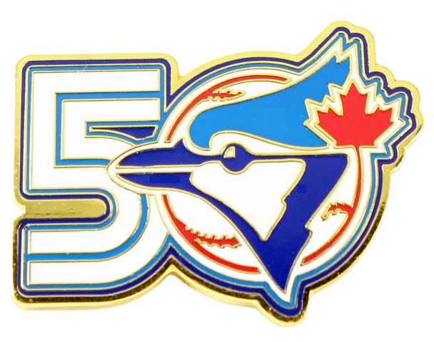 Toronto Blue Jays 50th Anniversary Logo Pin