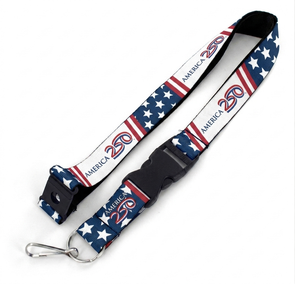 America 250 Patriotic Lanyard