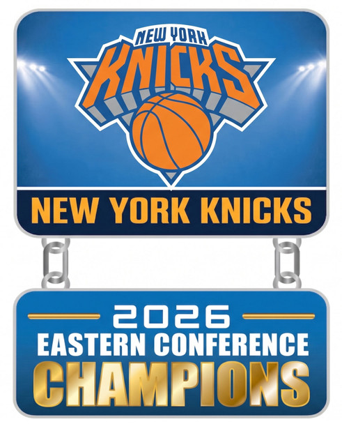 New York Knicks 2026 Western Conference Champs Dangle Pin - 2"