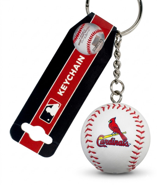 St. Louis Cardinals 3D Baseball Keychain