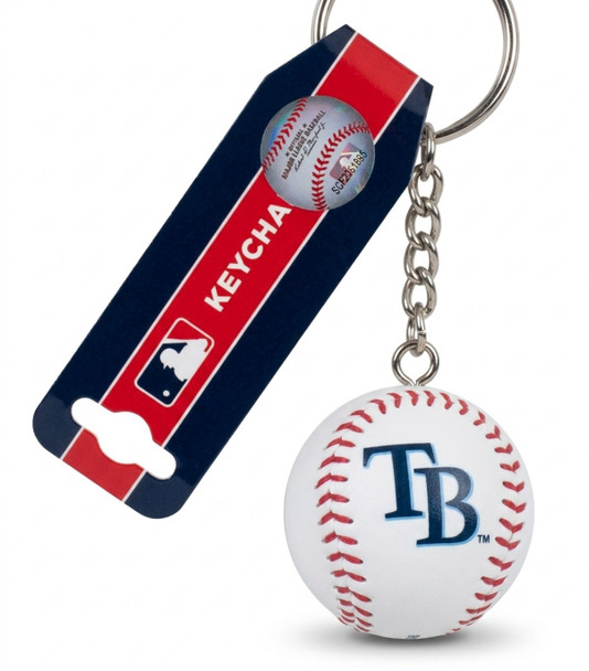 Tampa Bay Rays 3D Baseball Keychain