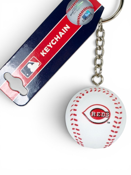 Cincinnati Reds 3D Baseball Keychain