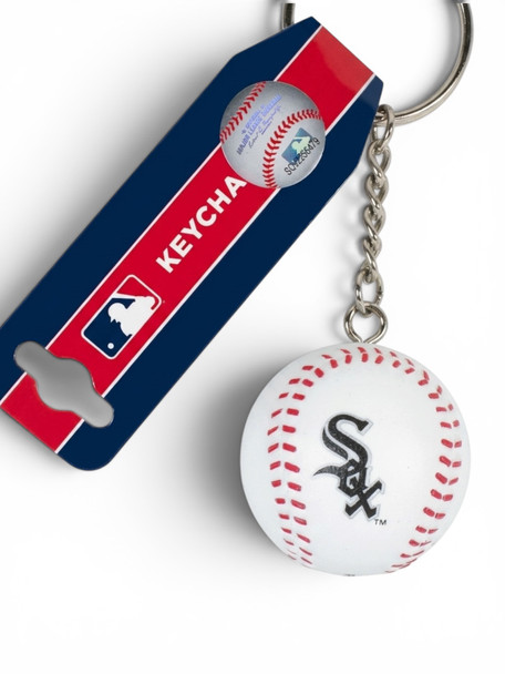 Chicago White Sox 3D Baseball Keychain