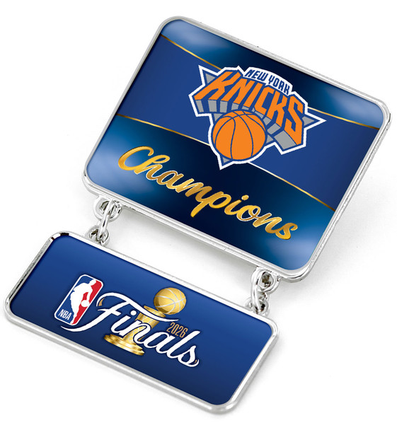 New York Knicks 2026 NBA Champions 2-Piece Dangle Pin