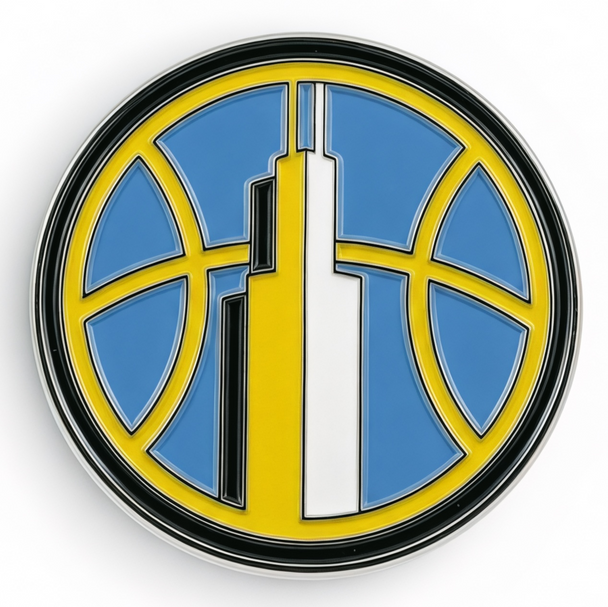 Chicago Sky logo pin