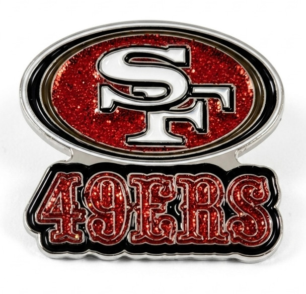 San Francisco 49ers Glitter Pin