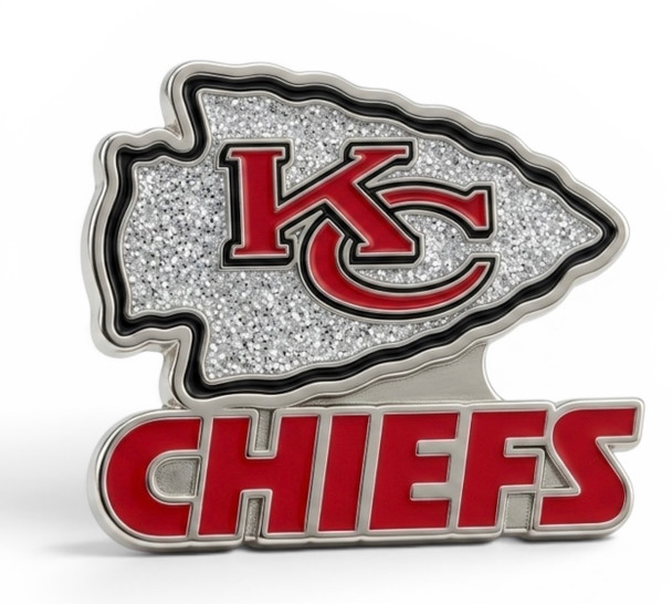 Kansas City Chiefs Glitter Pin
