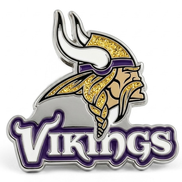Minnesota Vikings Glitter Pin