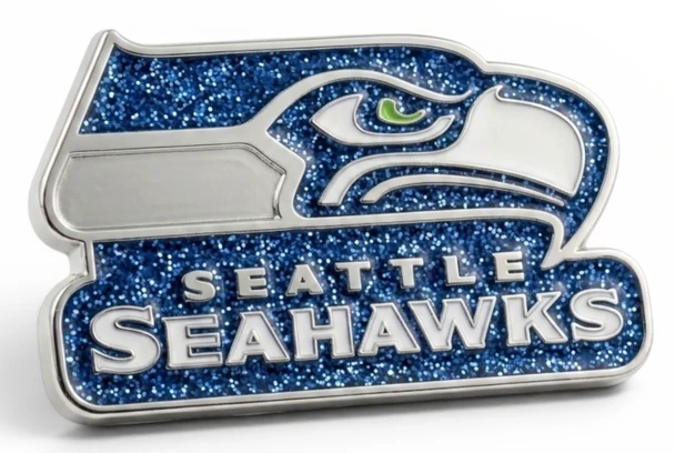 Seattle Seahawks Glitter Pin