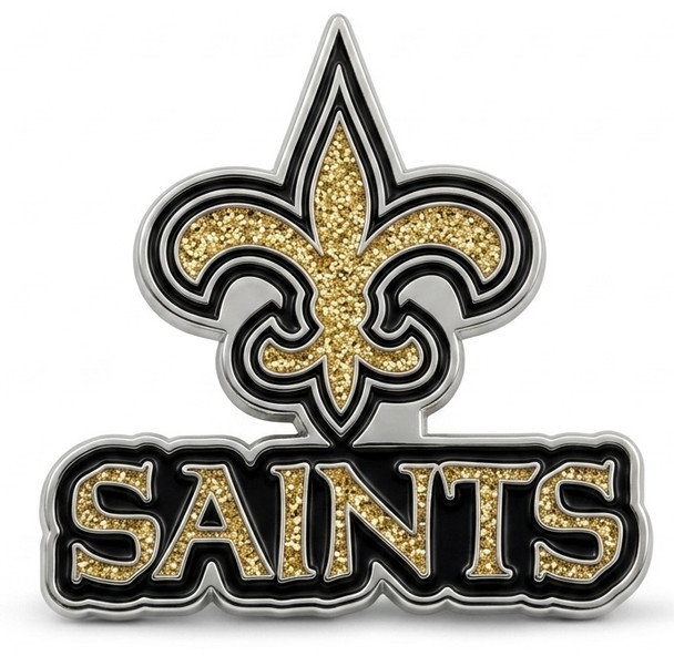 New Orleans Saints Glitter Pin
