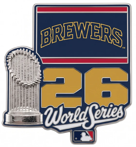 Milwaukee Brewers 2026 World Series Trophy Pin