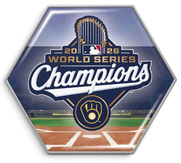 Milwaukee Brewers 2026 World Series Champs Batter Up Pin