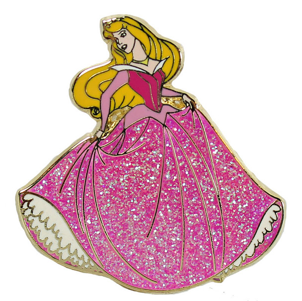 Sleeping Beauty with Glitter Dress Disney Pin