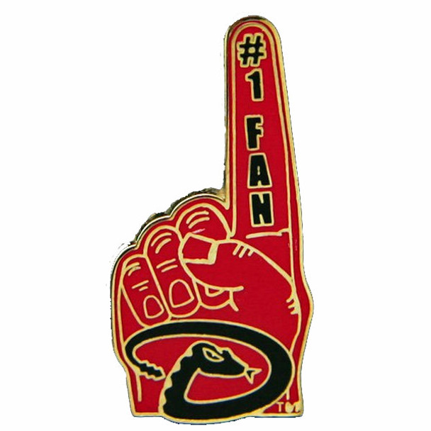 Arizona Diamondbacks #1 Fan Pin