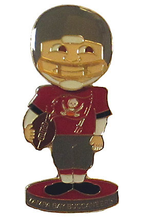 Tampa Bay Buccaneers Bobble Head Pin