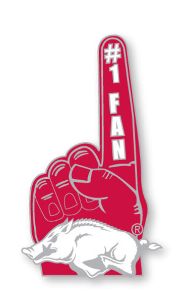 Arkansas #1 Fan Pin