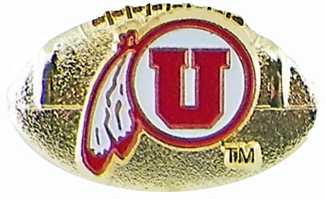 University of Utah 3-D Football Pin