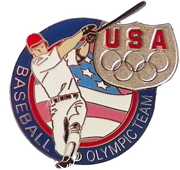 USA Olympic Team Athletes Baseball Pin