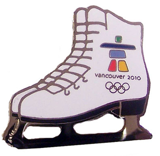 Vancouver 2010 Olympics Figure Skate Pin