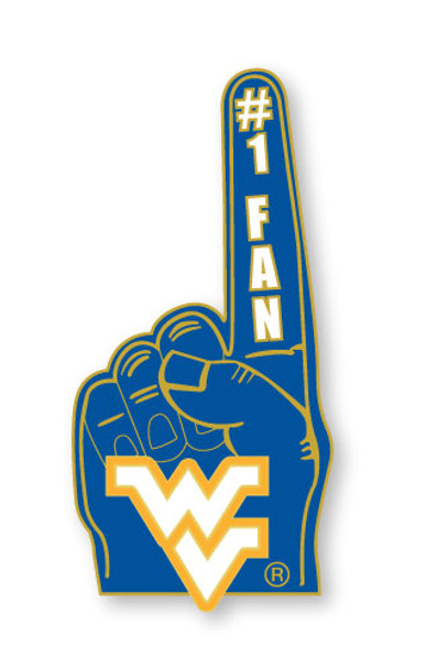 West Virginia #1 Fan Pin