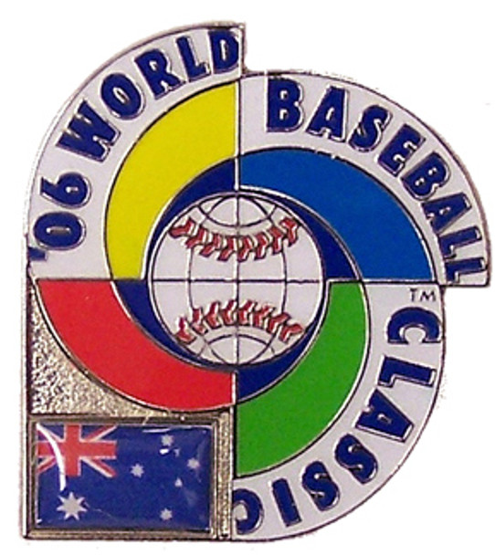 2006 World Baseball Classic Team Australia Pin