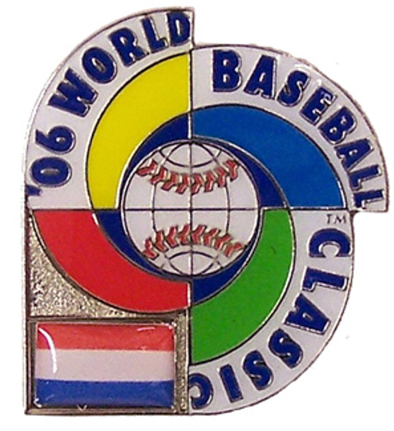 2006 World Baseball Classic Team Netherlands Pin