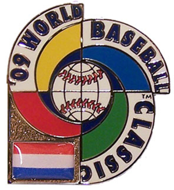 2009 World Baseball Classic Team Netherlands Pin