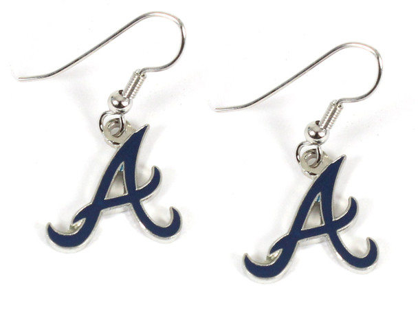 Atlanta Braves "A" Earrings
