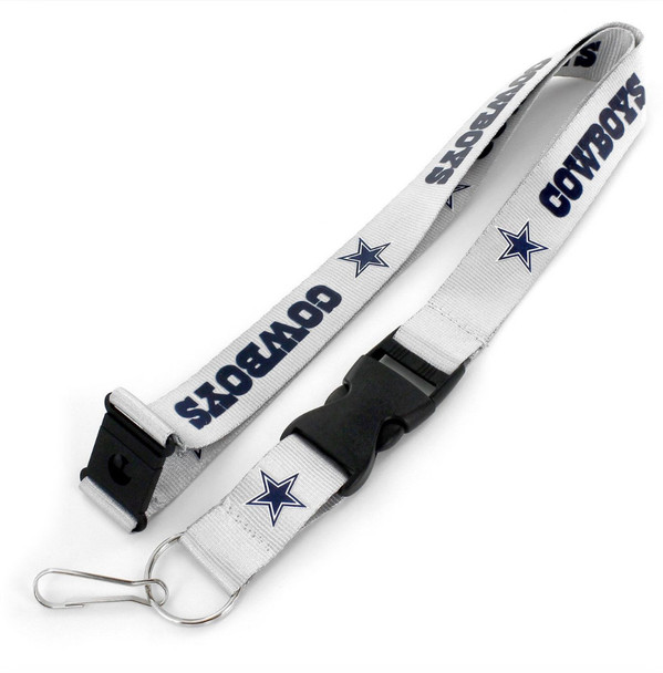 Dallas Cowboys Lanyard - Silver