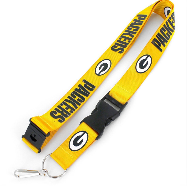 Green Bay Packers Lanyard - Gold