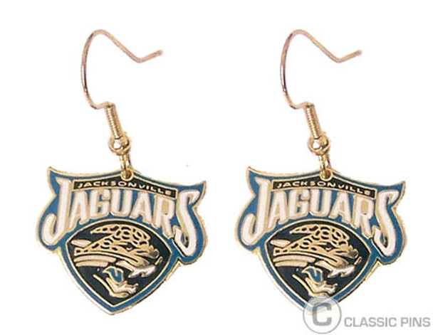 Jacksonville Jaguars Logo Earrings
