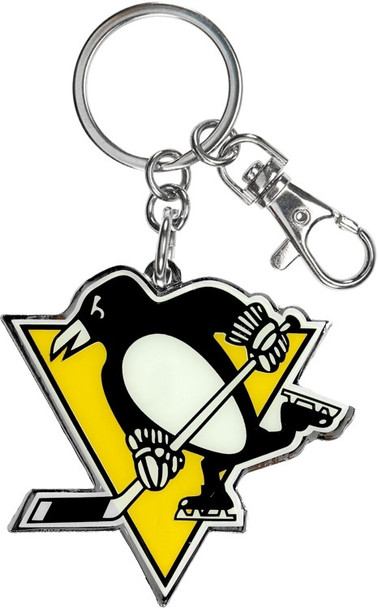 Pittsburgh Penguins Brass Key Chain