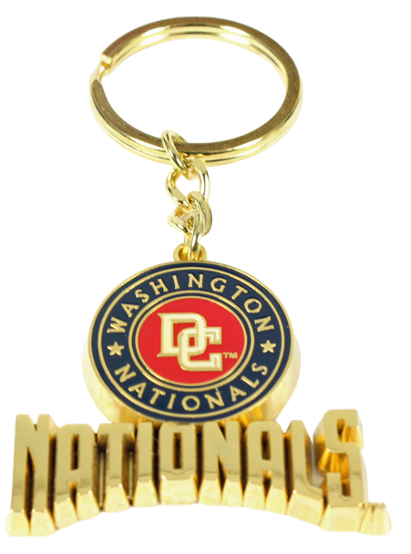 Washington Nationals Heavy Brass Key Chain