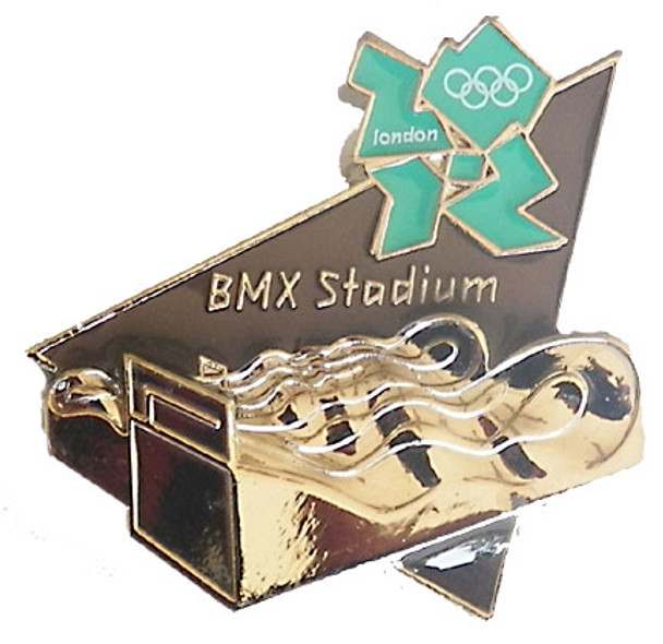 London 2012 Olympics BMX Stadium Pin